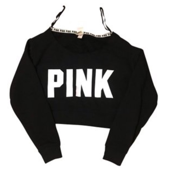 PINK Victoria's Secret Tops - NWOT VS Pink cropped sweatshirt